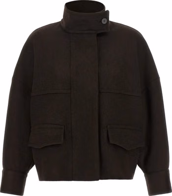 Brown Wool Bomber