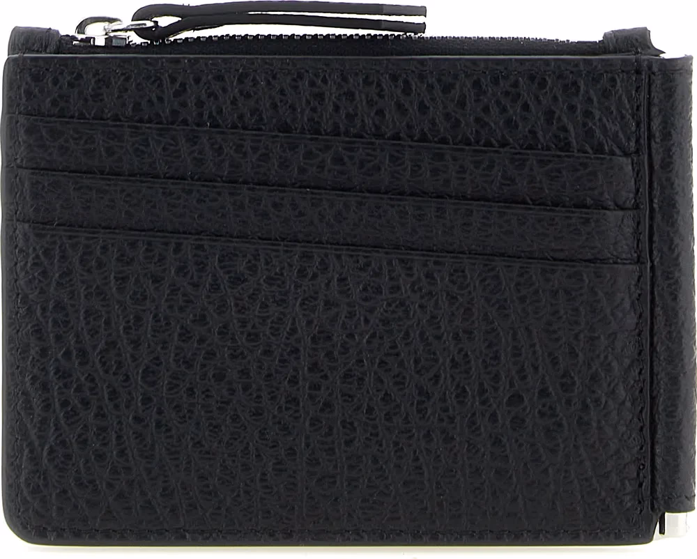 Maison Margiela Black Calfskin Leather Wallet