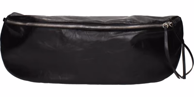 Black Leather Backpack
