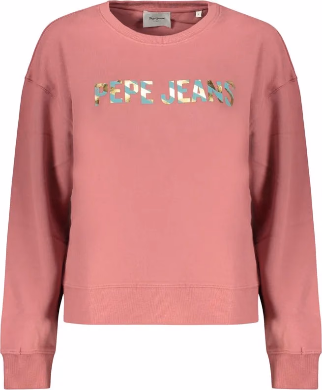 Pepe Jeans Pink Cotton Women Sweatshirt