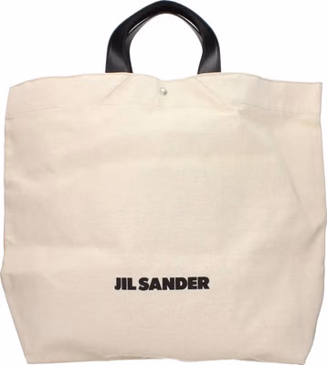 Beige Fabric Handbag
