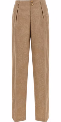Beige Wool Dress Pants