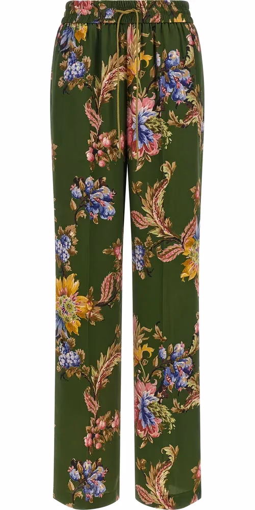 Etro Bicolor Polyester Casual Pants