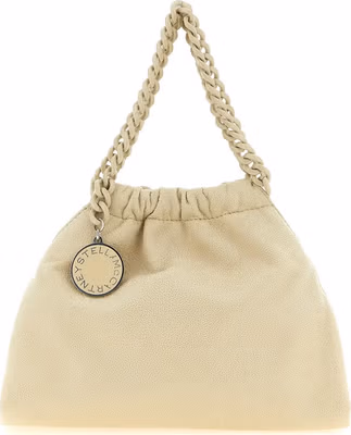 Beige Polyester Shoulder Bag