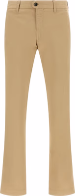 Beige Cotton Chino Pants