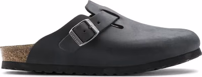 Black Synthetic Mules