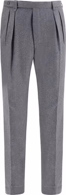Gray Wool Oves Aries Casual Pants