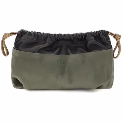 Bicolor Calf Leather Bos Taurus Clutch Bag