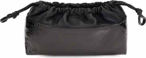 Pierre Hardy Black Calf Leather Bos Taurus Clutch Bag