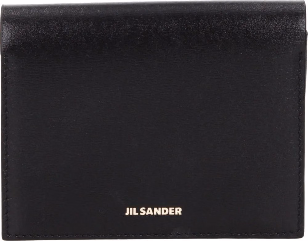 Jil Sander Black Leather Cardholder
