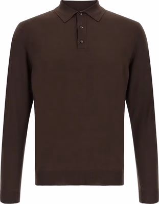 Brown Virgin Wool Cardigan