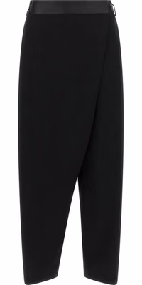 Black Triacetate Dress Pants