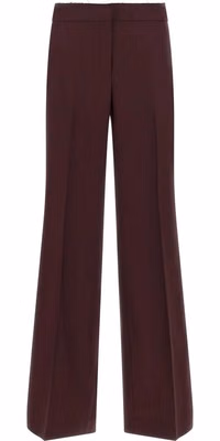 Purple Polyester Pants