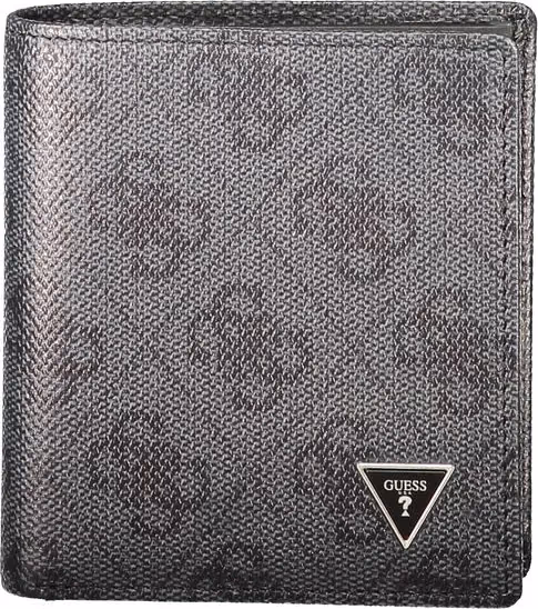 Guess Jeans Black Leather Men's Wallet