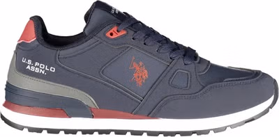 Blue Polyurethane Men's Sneaker