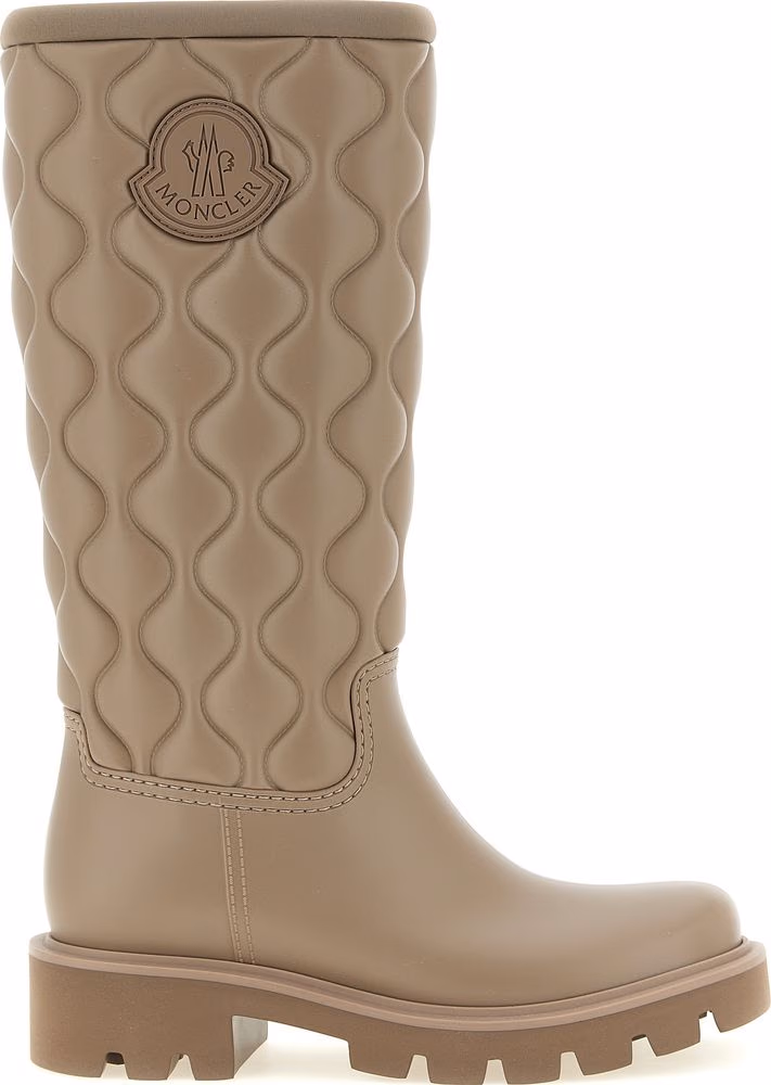 Moncler Beige Pvc Over The Knee