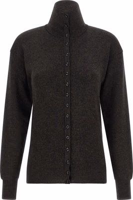 Brown Wool Cardigan
