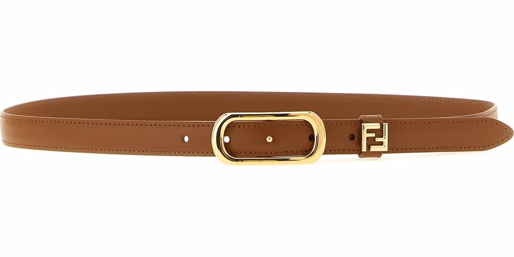 Fendi Brown Calfskin Regular Belt