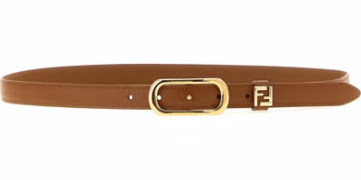 Brown Calfskin Regular Belt