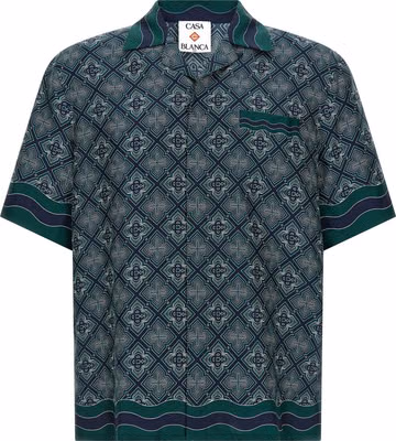 Bicolor Silk Blouse