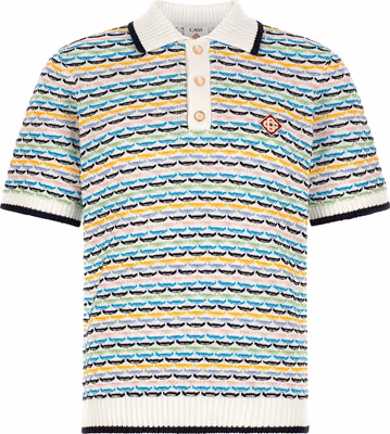 Multicolor Cotton Polo Shirt