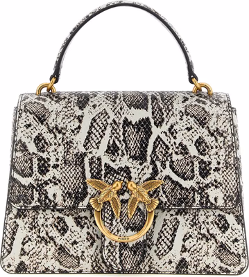 Gray Calfskin Handbag