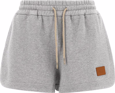 Gray Cotton Bermuda Shorts