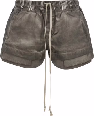 Gray Cotton Bermuda Shorts
