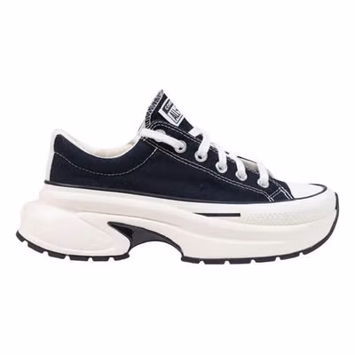 Black And White Textile Chunky Sneakers