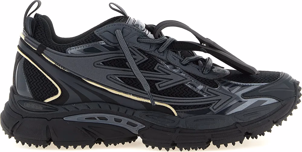 Off-White Black Polyethylene Athletic Sneakers