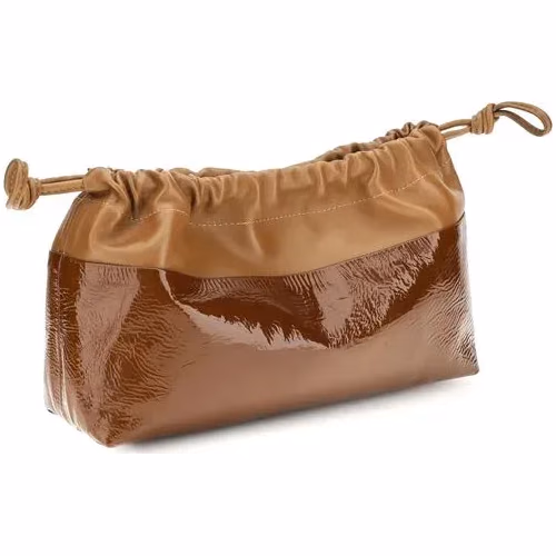 Pierre Hardy Brown Calf Leather Bos Taurus Clutch Bag
