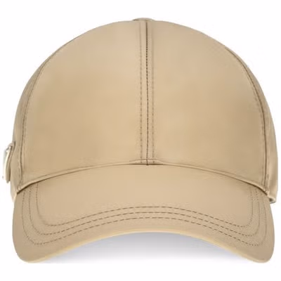 Beige Polyamide Cap (Baseball Hat)