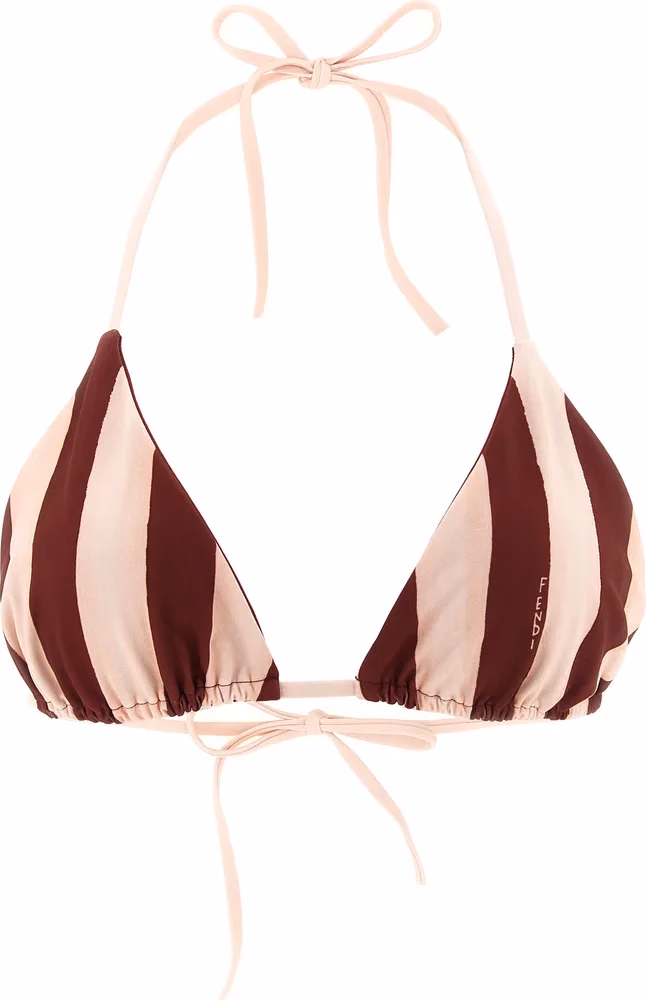 Fendi Bordeaux Polyester Bikini