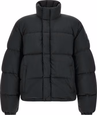 Black Polyamide Full-Length Jacket