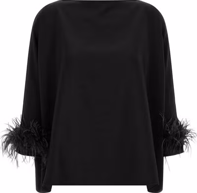 Black Viscose Blouse