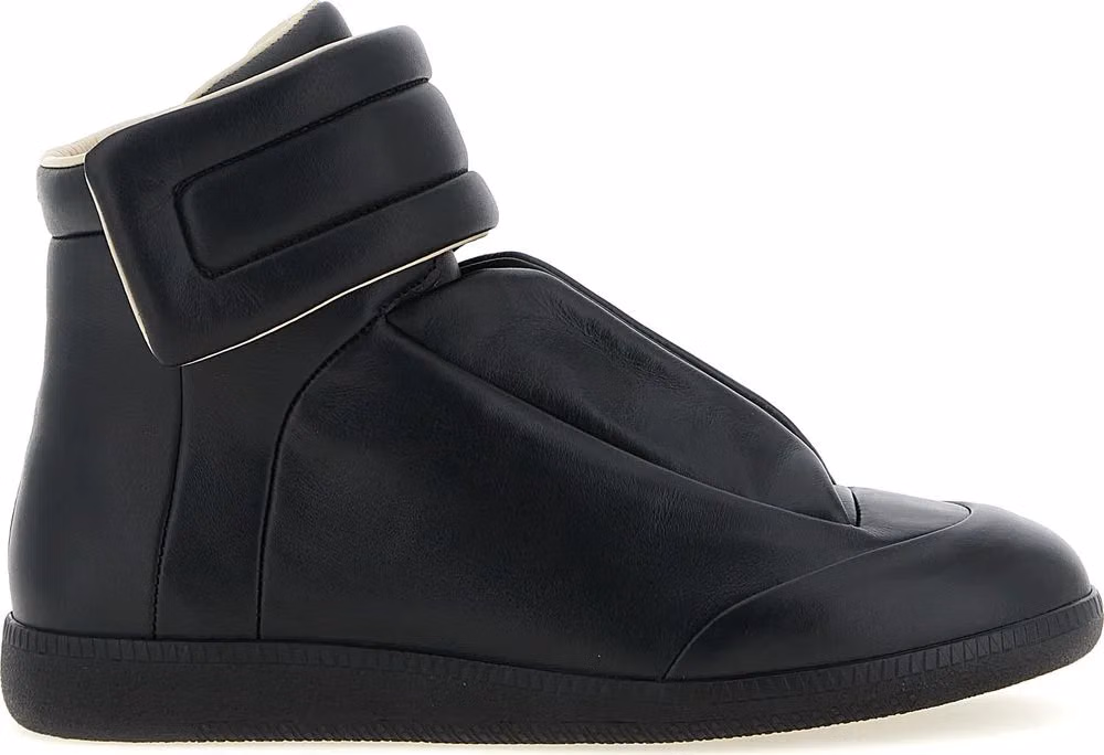 Maison Margiela Black Calfskin Chunky Sneakers