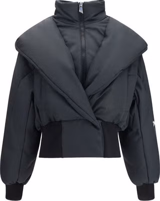 Black Cotton Shell Jacket