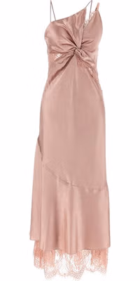 Multicolor Acetate Long Dress