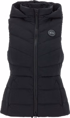 Black Polyamide Sleeveless Jacket