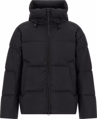 Black Polyamide Full-Length Jacket
