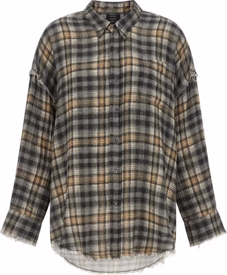 Gray Cotton Blouse