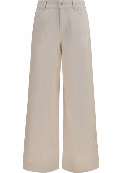 Max Mara Beige Cotton Casual Pants