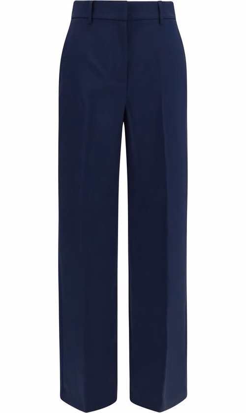 Max Mara Blue Wool Oves Aries Casual Pants
