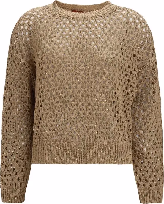 Max Mara Beige Cotton Sweatshirt