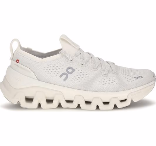 ON White Fabric Athletic Sneakers