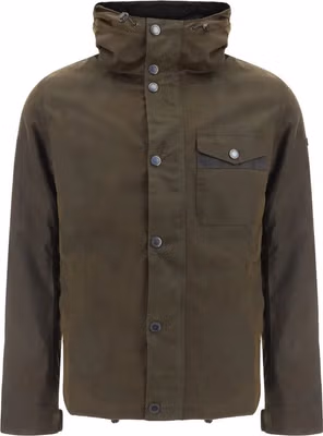 Bicolor Cotton Shell Jacket