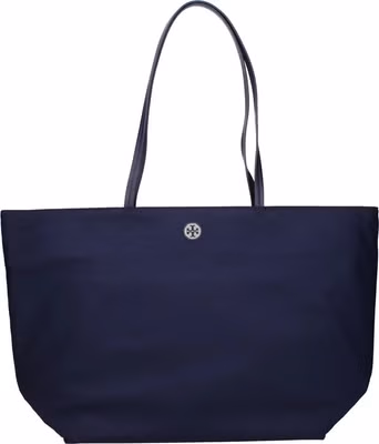 Blue Fabric Shoulder Bag