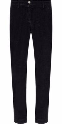 Black Cotton Chino Pants