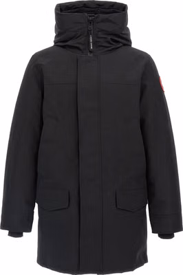 Black Polyester Parka