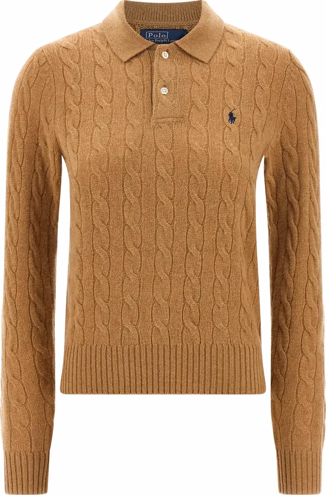Polo Ralph Lauren Beige Wool Polo Shirt